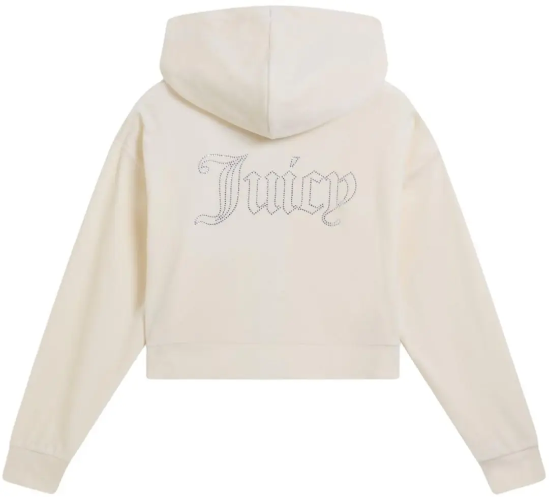 Juicy Couture Iccle Outline Cropped Hoodie - Maat L