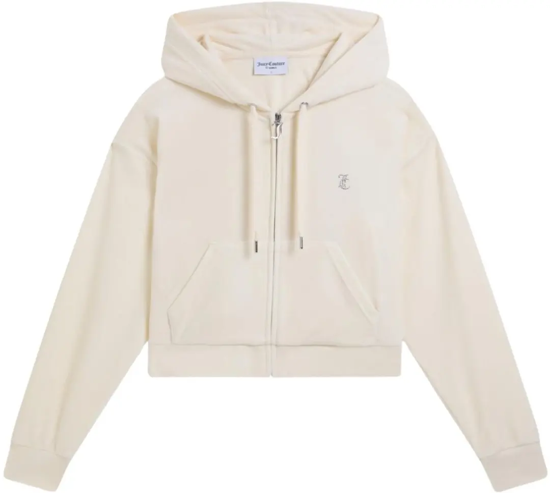 Juicy Couture Iccle Outline Cropped Hoodie - Maat L