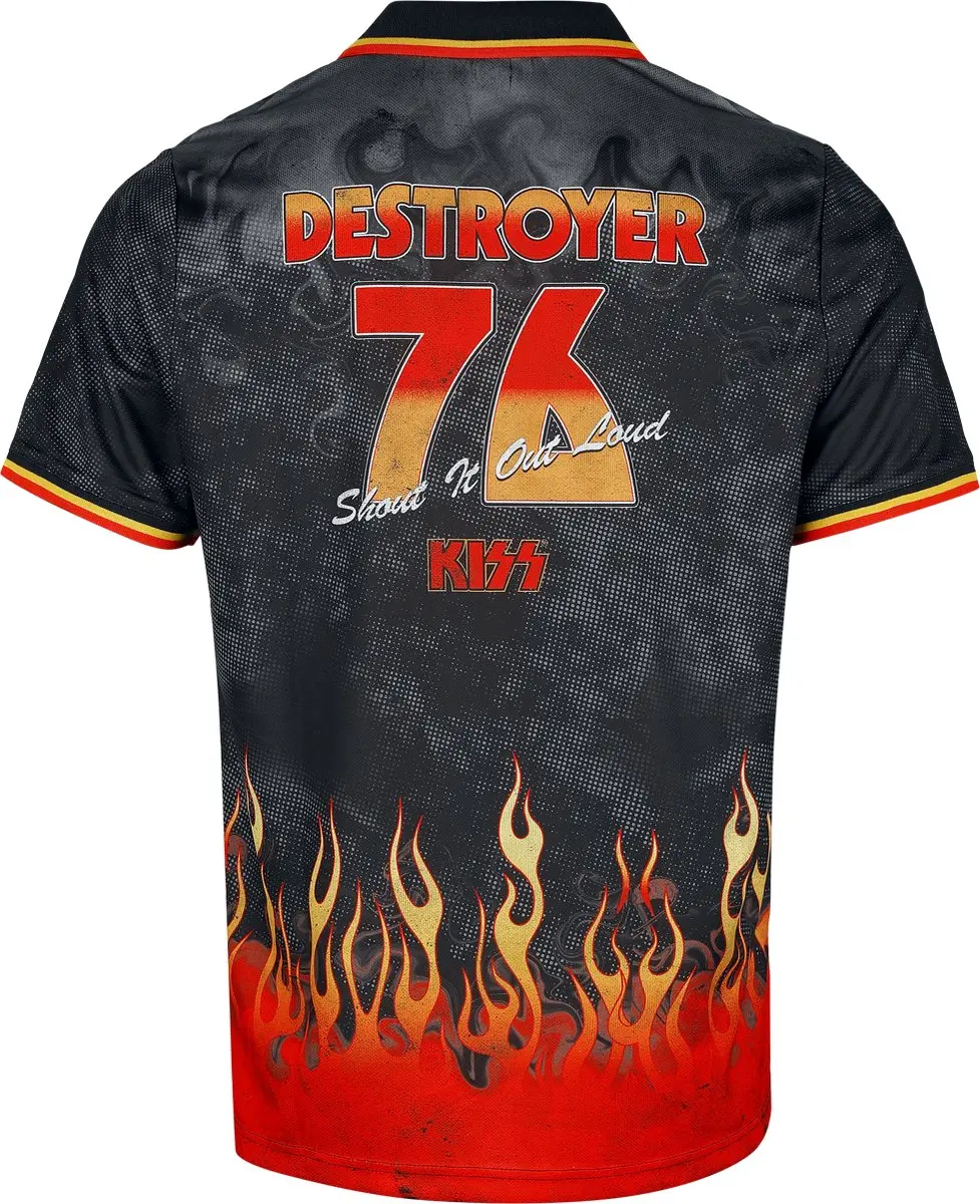 Kiss Amplified Collection Destroyer Rock FC Jersey - Multicolor XL