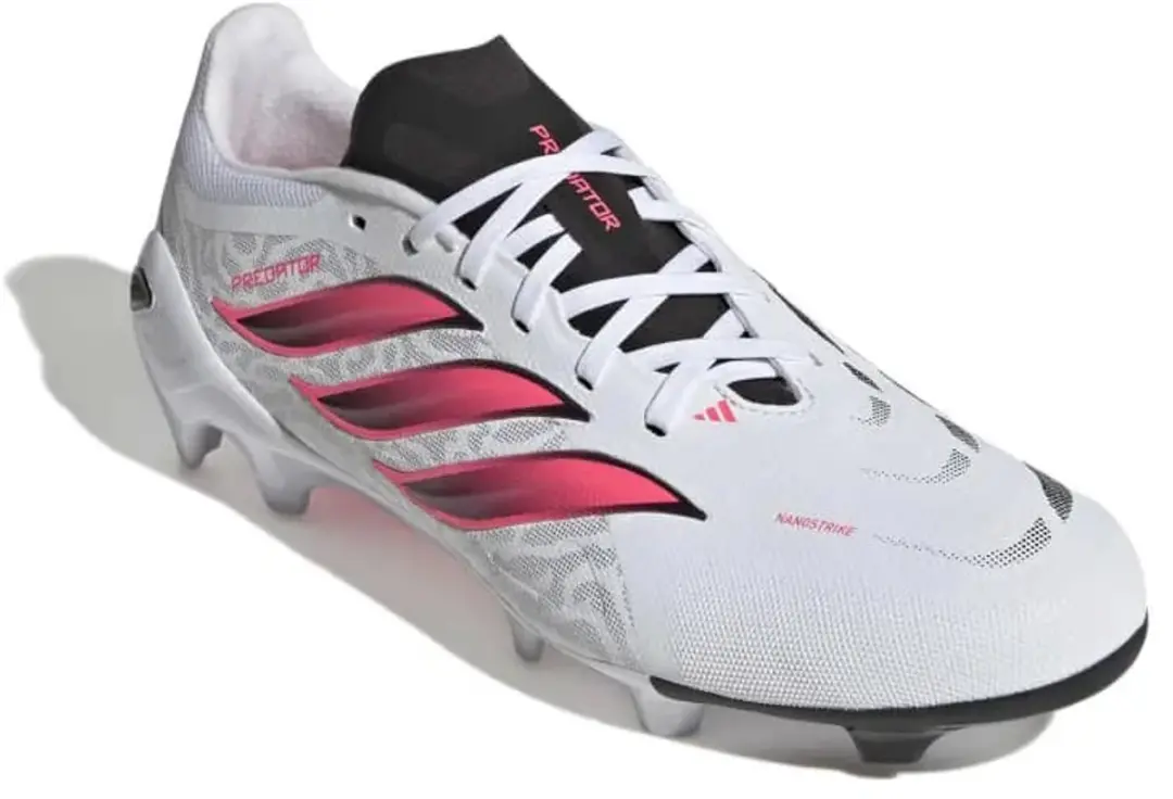 adidas Predator League FG Voetbalschoenen 44 - Ftwr White/Solar Turbo/Core Black