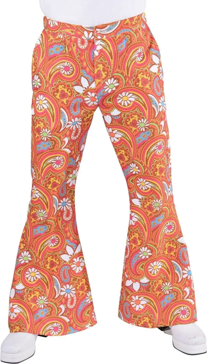 Espa Hippie Broek Paisley Heren - L - Oranje