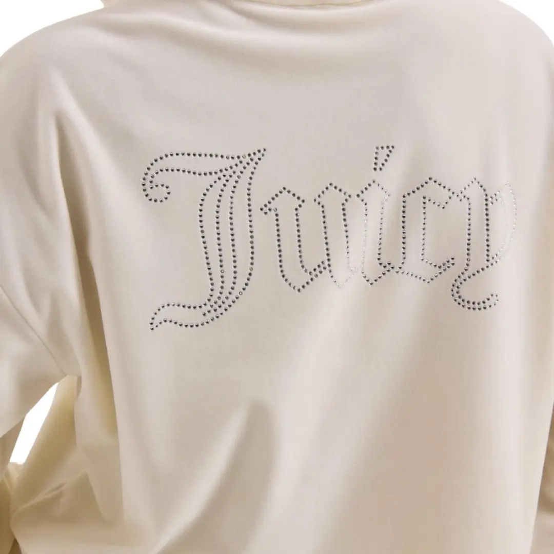 Juicy Couture Iccle Outline Cropped Hoodie - XL