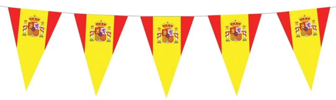 Espa Spaanse vlaggenlijn 5m - Gekleurd