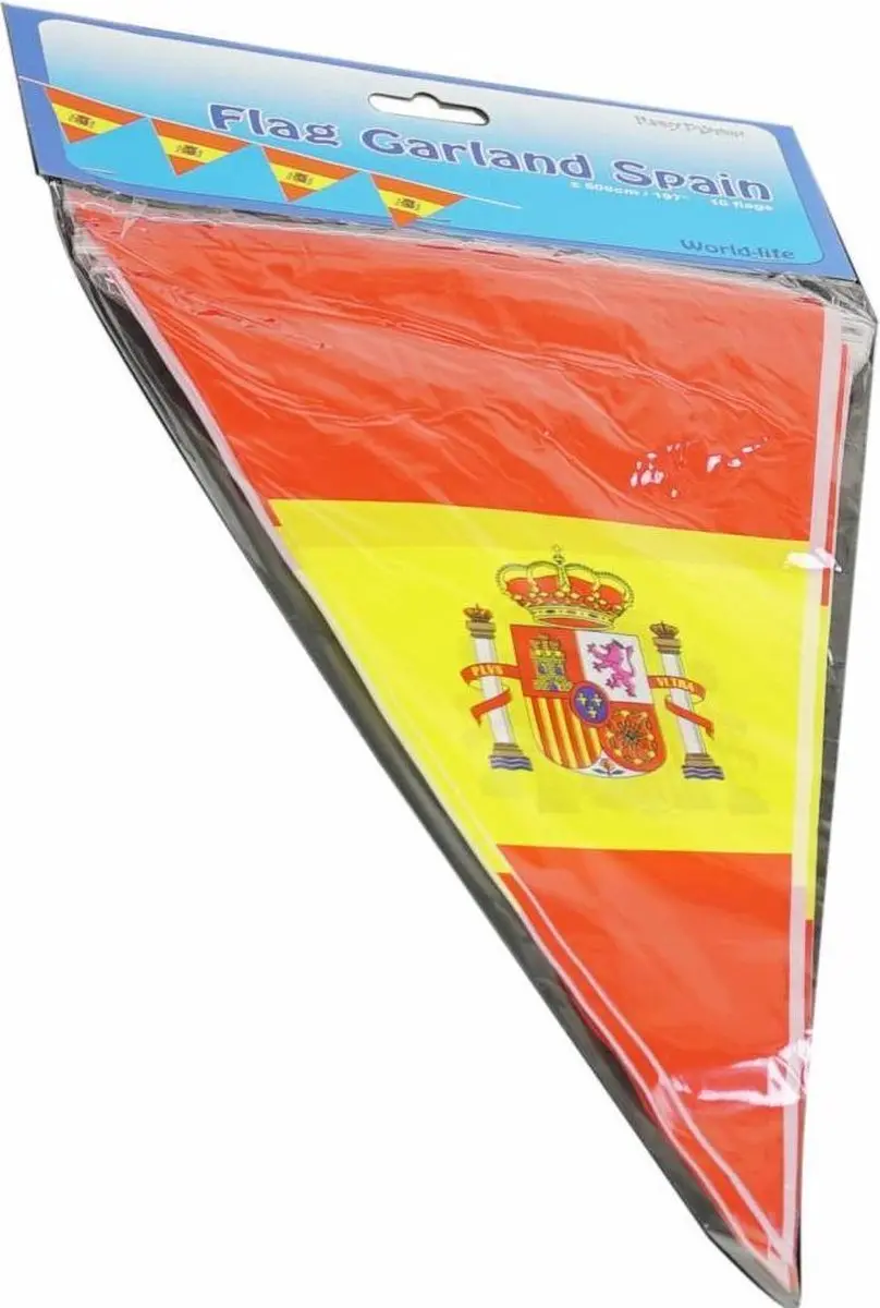 Espa Spaanse vlaggenlijn 5m - Gekleurd