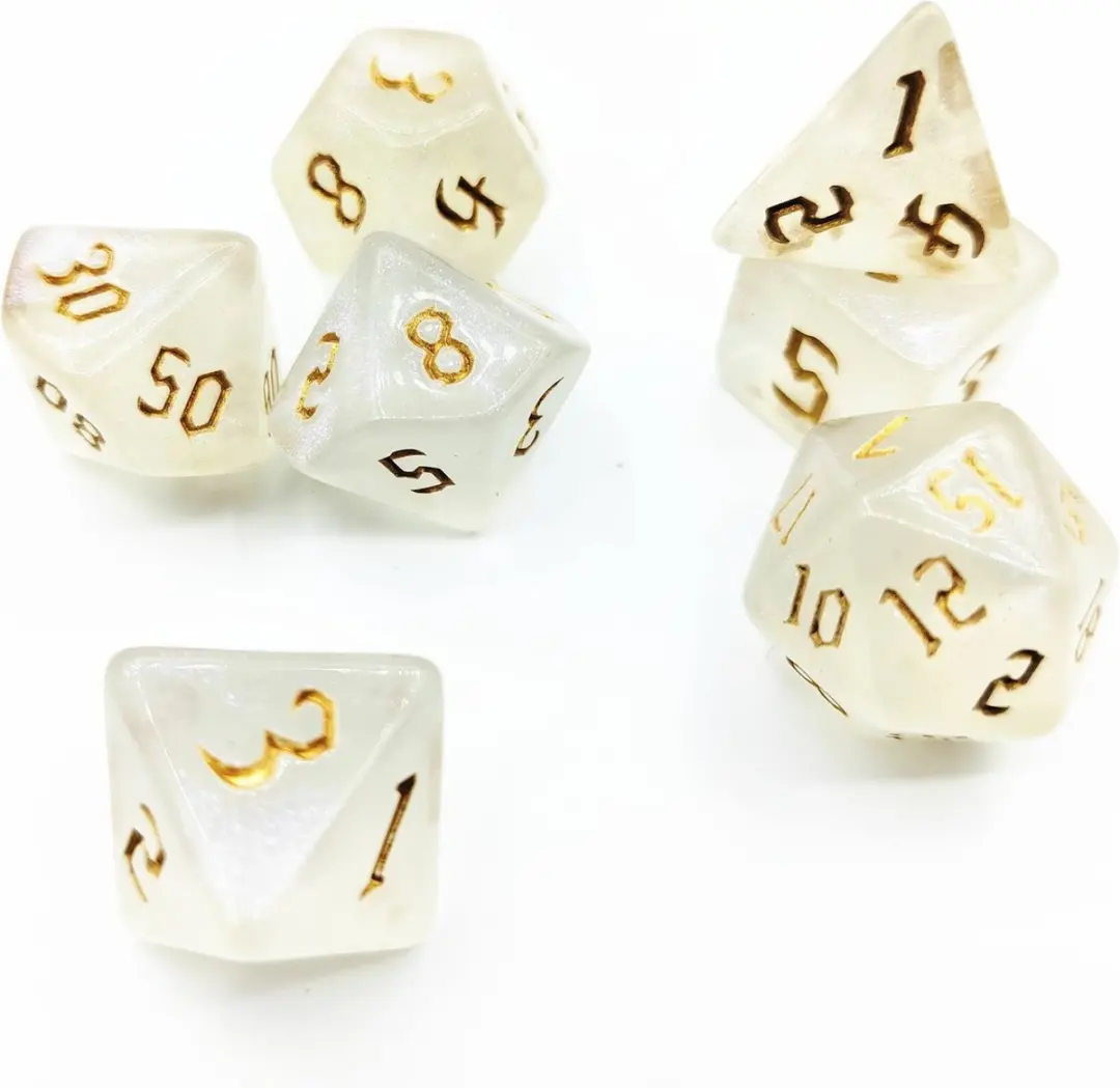Lapi Toys D&D Polydice Acryl Set - 7 Stuks