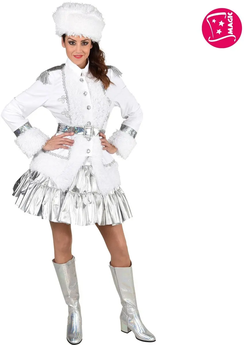 Espa IJskoude Russische Officier Vrouw Mantel - S Wit/Beige