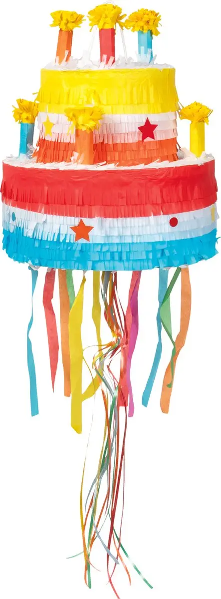 Espa Piñata Verjaardagstaart 30cm - Multicolor
