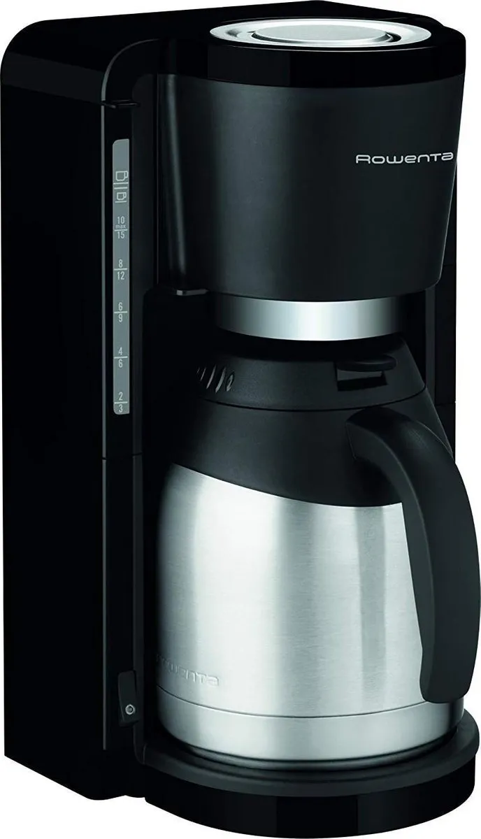 Rowenta Milano CT3818 Filterkoffiezetapparaat 10 Kopjes 1.25L - Zwart/Zilver