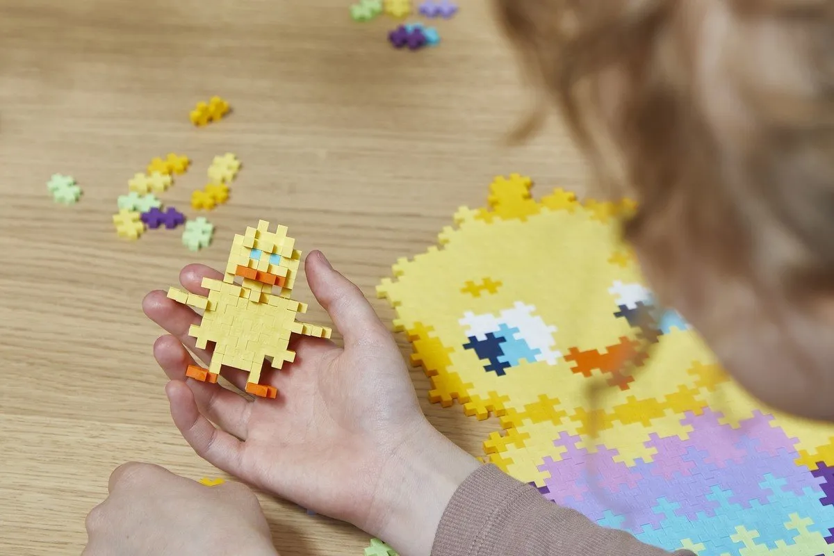 Plus-Plus Puzzle by Number Kuiken 250 Stuks