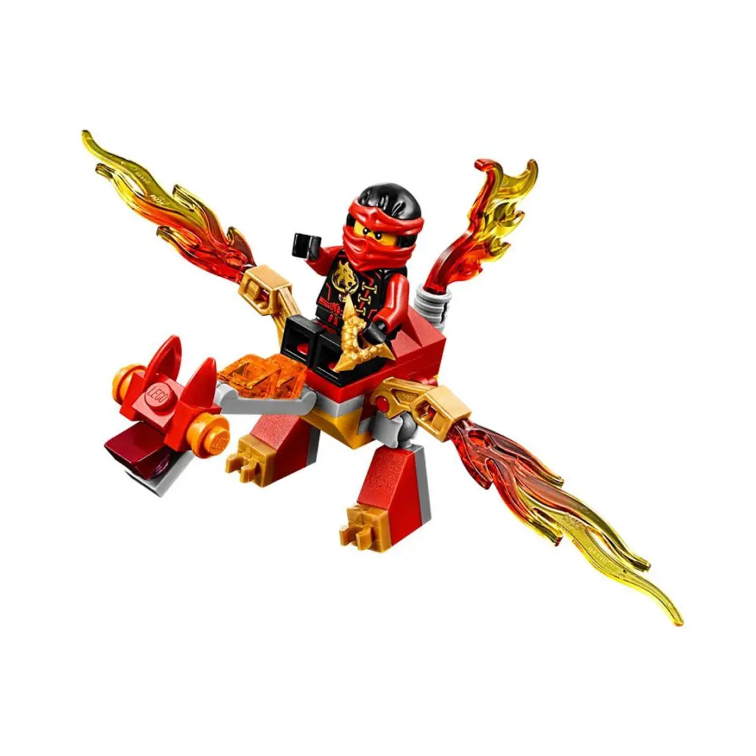 LEGO Kai's Mini Draak 30422 - 39 Stukken - Goud/Rood