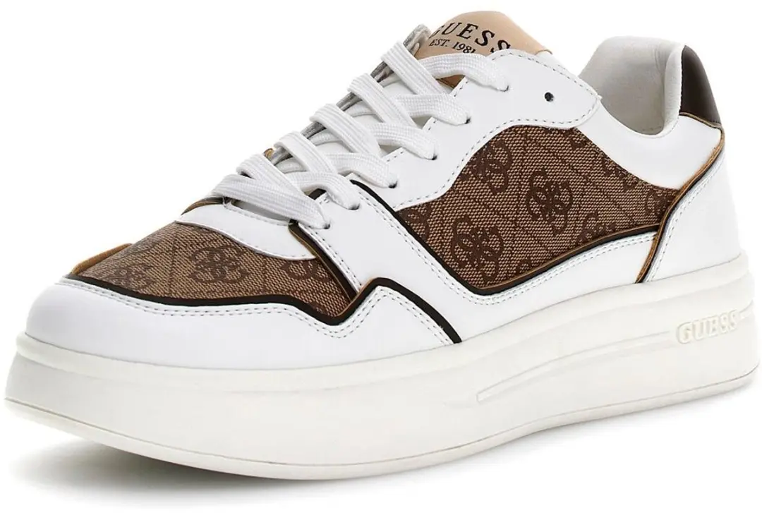 Guess Winno II Trainers 46 - Beige Bruin - afbeelding 6 van 6