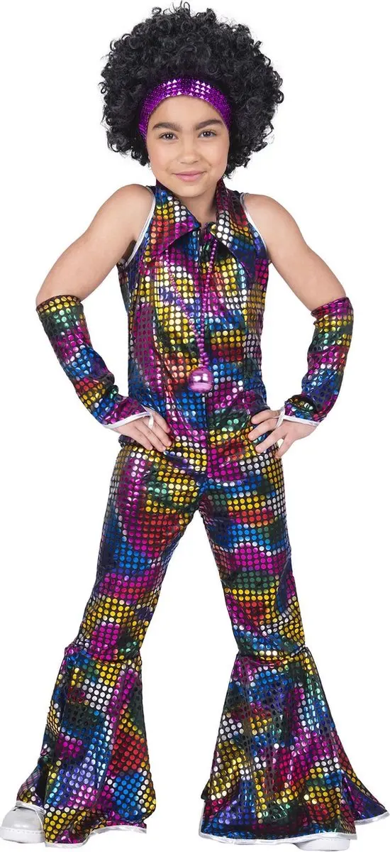 Espa Disco Jumpsuit Ellis - Maat 128 - Regenboog