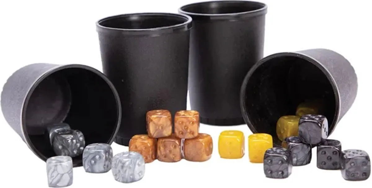 Goliath Dice Dice Baby Dobbelspel - 20 Stuks (4x5) - Zwart/Goud