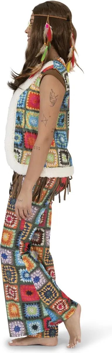 Espa Hippie Vest Ibiza Dames - Regenboog - M/L
