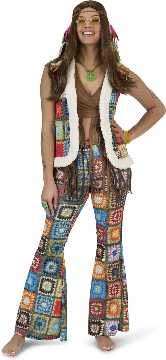 Espa Hippie Vest Ibiza Dames - Regenboog - M/L