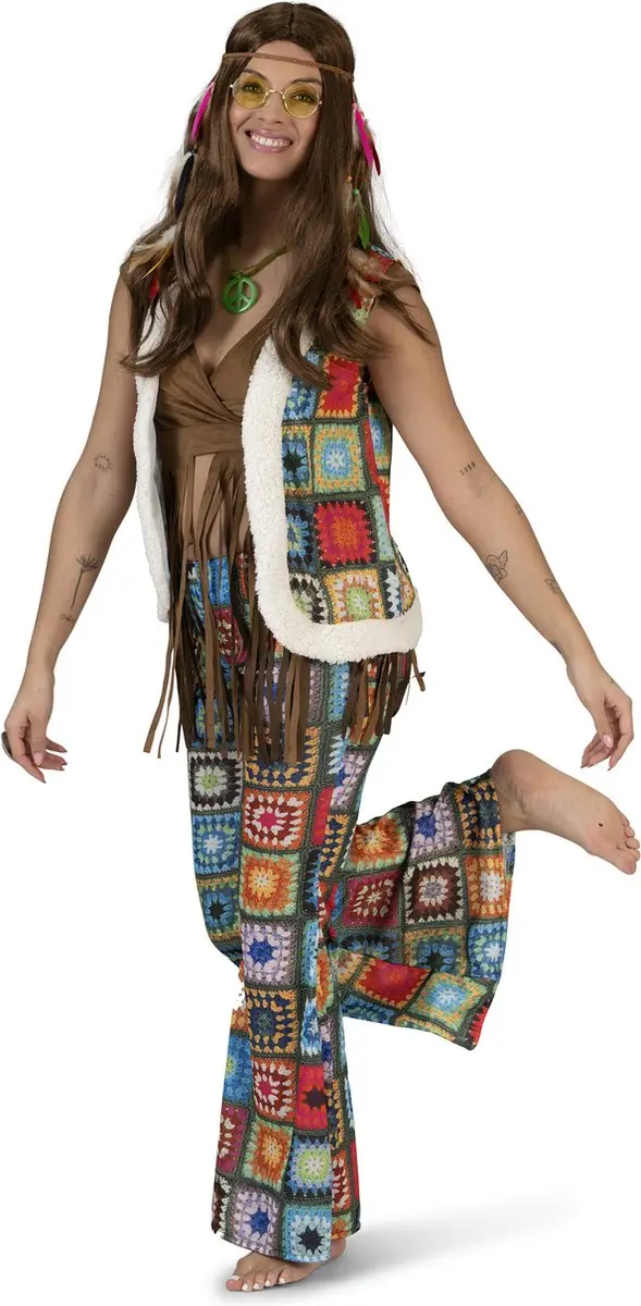 Espa Hippie Vest Ibiza Dames - Regenboog - M/L