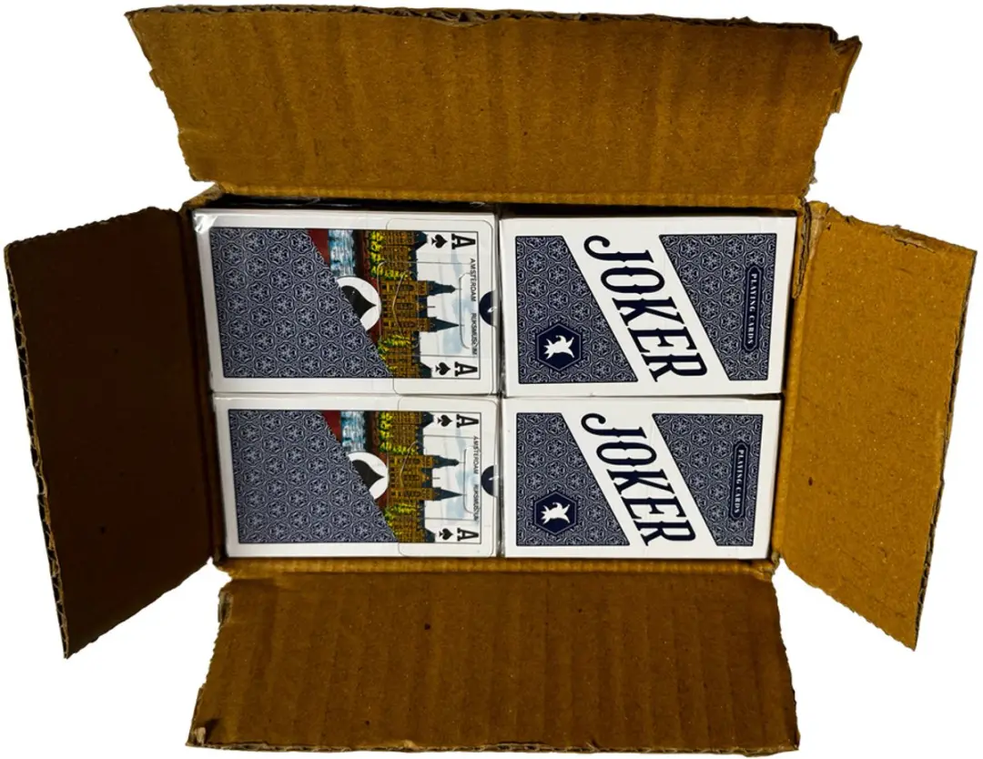 Cartamundi Joker Bridge Speelkaarten Blauw - 20 Stuks