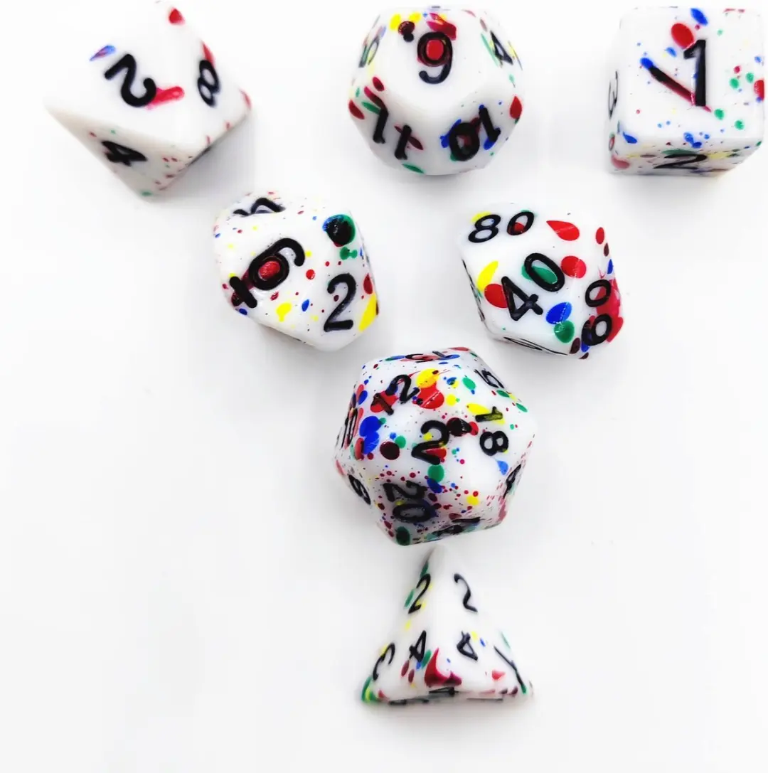 Lapi Toys D&D Polydice Acryl Set - 7 Stuks