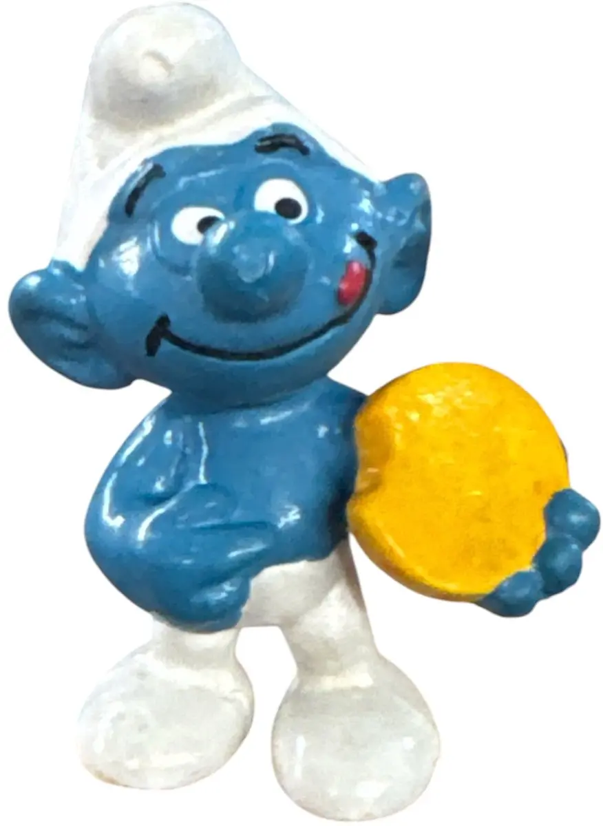 Schleich Smurf met Koek Speelfiguur 5,5 cm