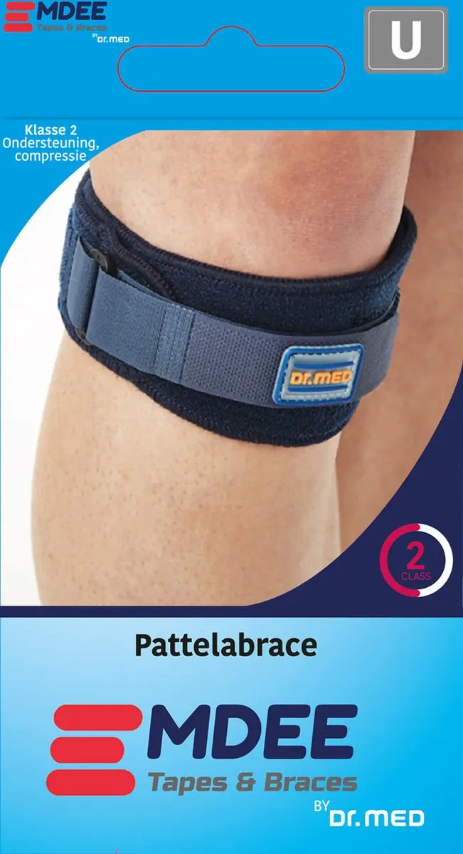 Emdee Kniebrace Blauw - One Size