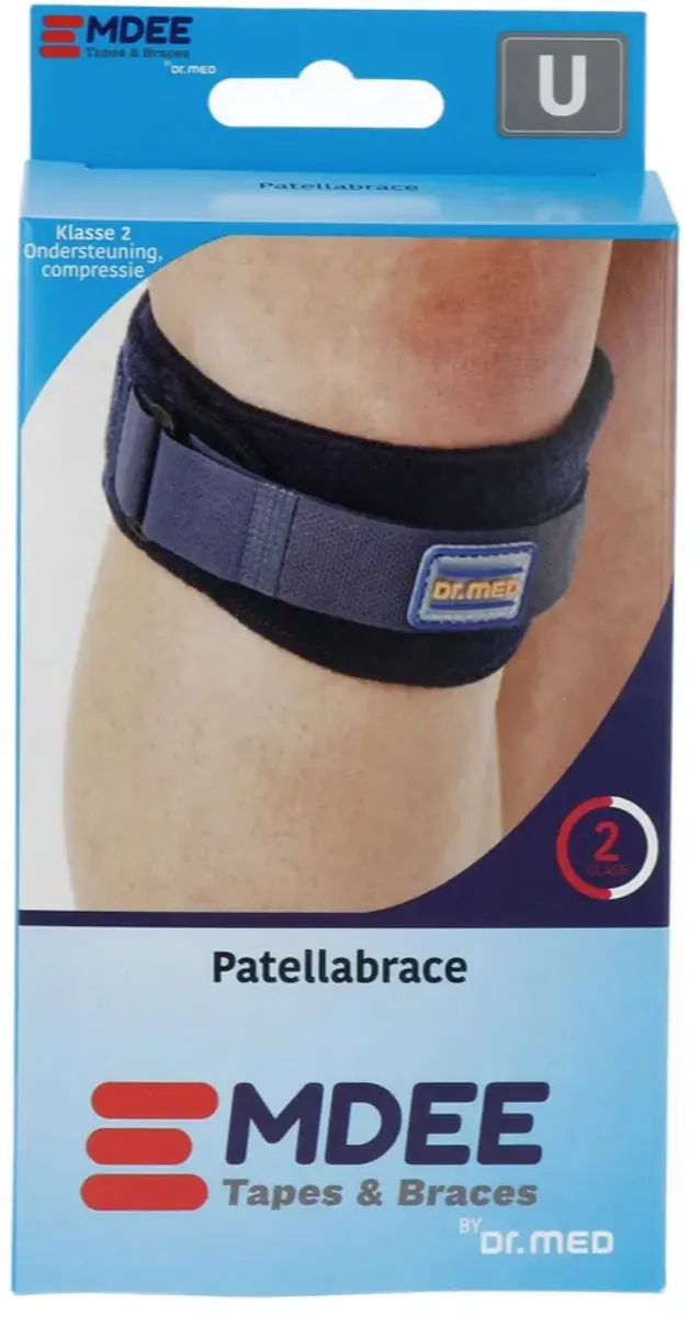Emdee Kniebrace Blauw - One Size - afbeelding 6 van 6