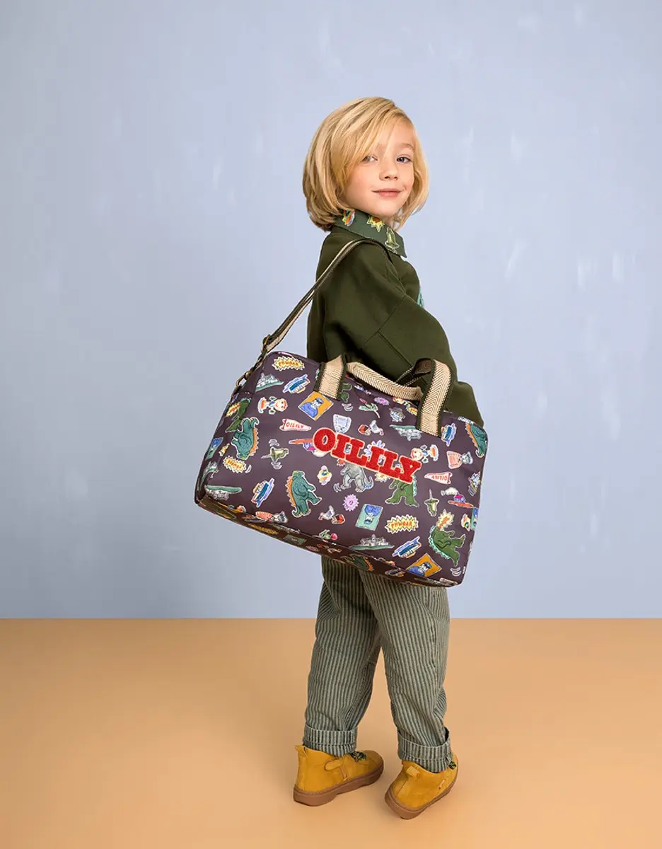 Oilily Aloha Sporttas - 14.5L - Grijs - afbeelding 6 van 6