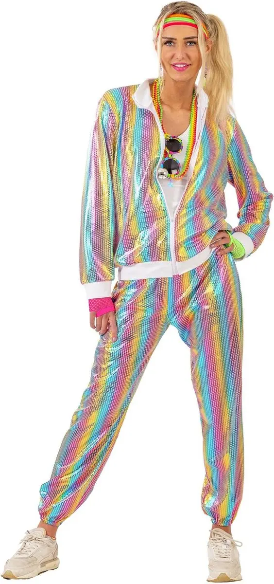 Espa Regenboog Pailletten Trainingspak