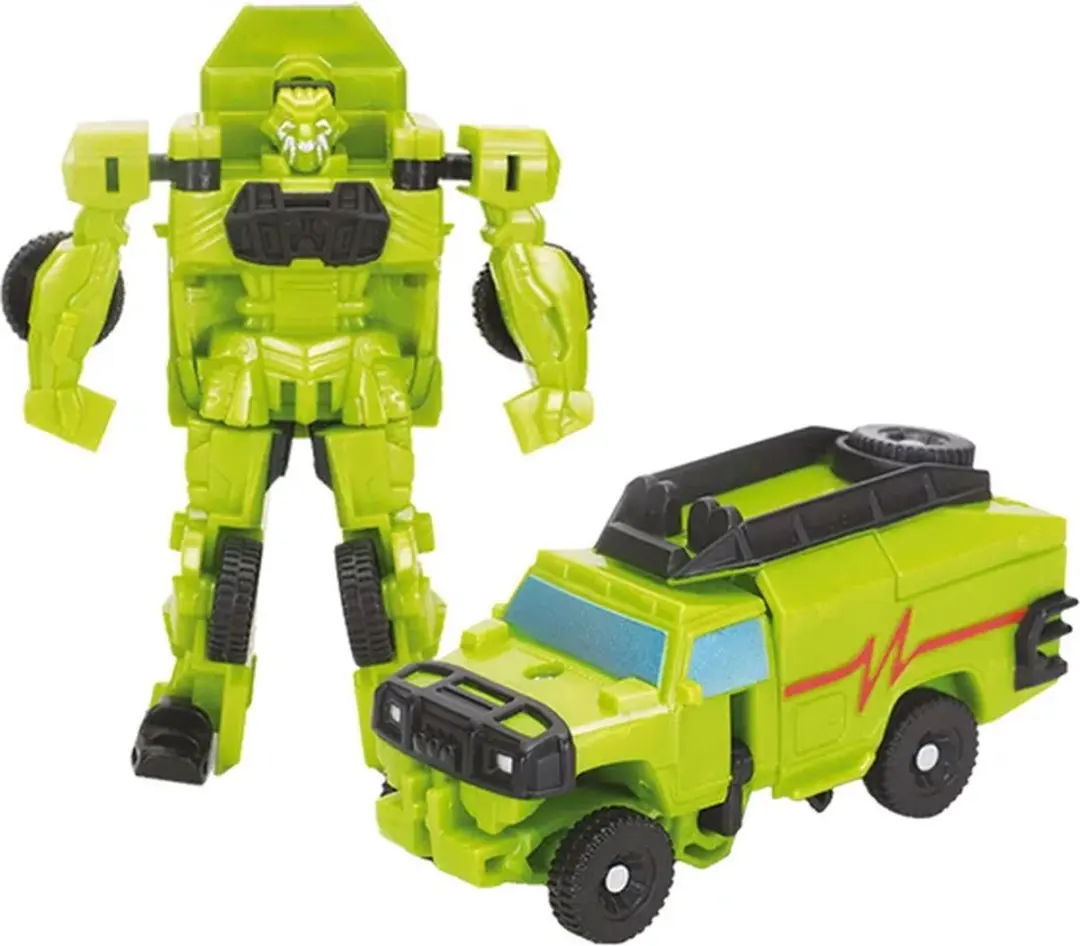 Toi-Toys Mini Veranderrobot Op Kaart 30084Z - Assorti