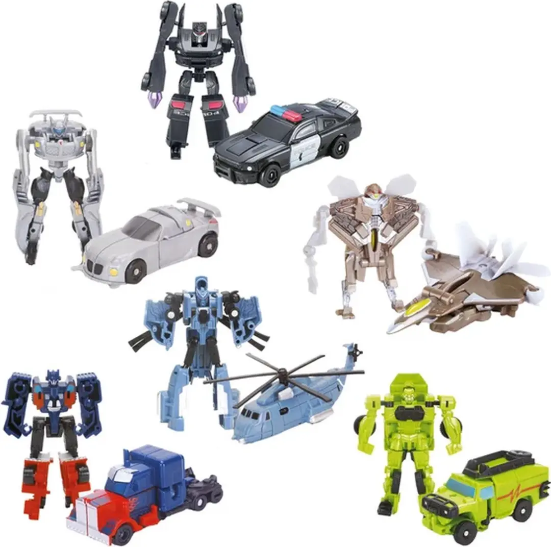 Toi-Toys Mini Veranderrobot Op Kaart 30084Z - Assorti