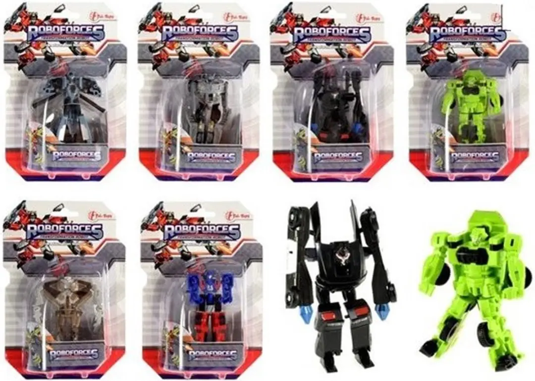 Toi-Toys Mini Veranderrobot Op Kaart 30084Z