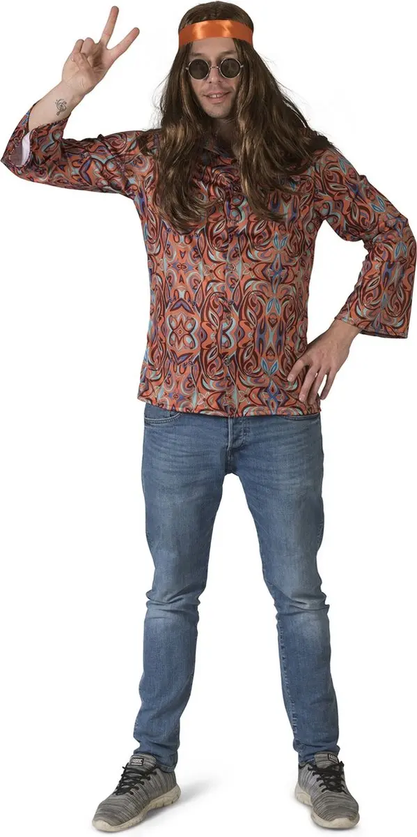 Espa Disco Seventies Shirt Orlando Heren - M/L - Bruin