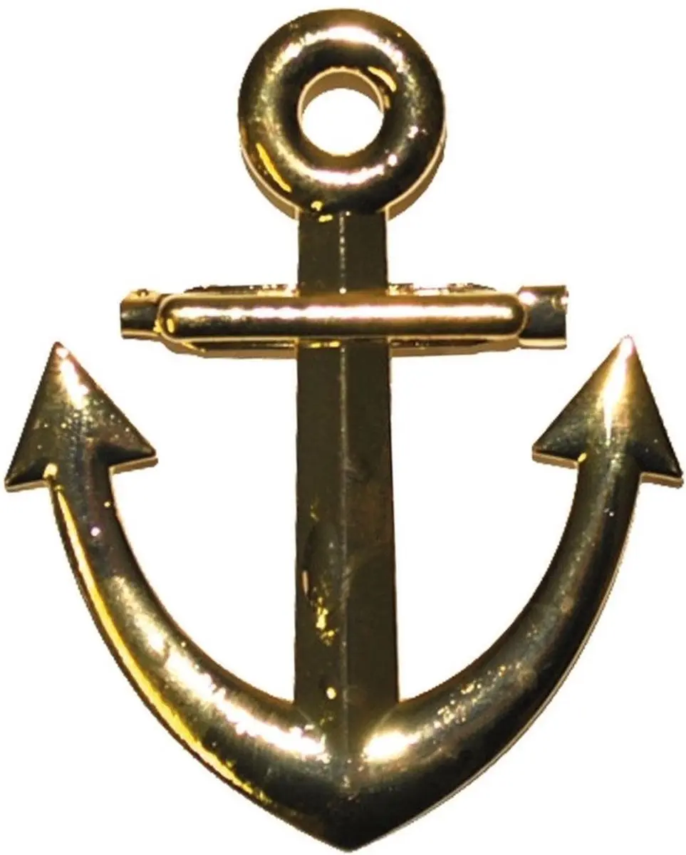 Espa Funny Fashion Carnaval Verkleedbroche Maritiem Anker