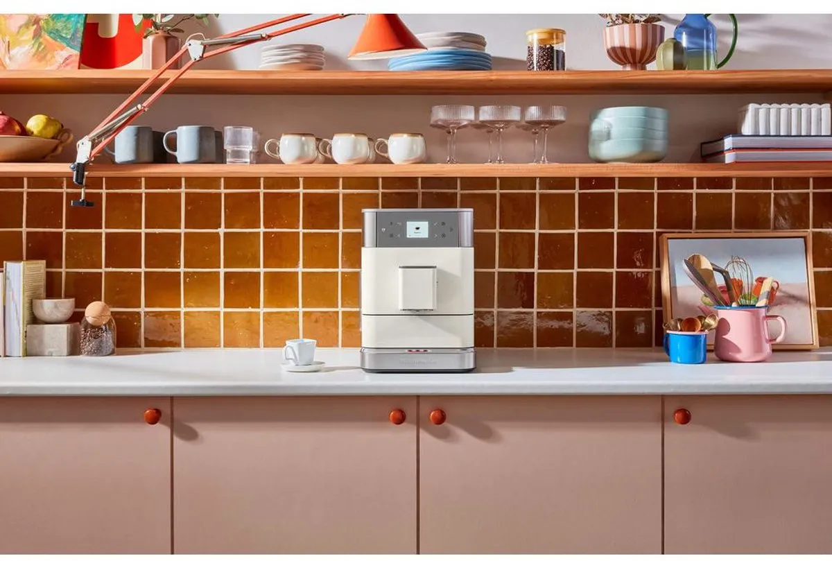 KitchenAid Volautomatische Espressomachine KF6 - koffiemachine met 15 receptopties en automatische melkopschuimer - Porcelain White