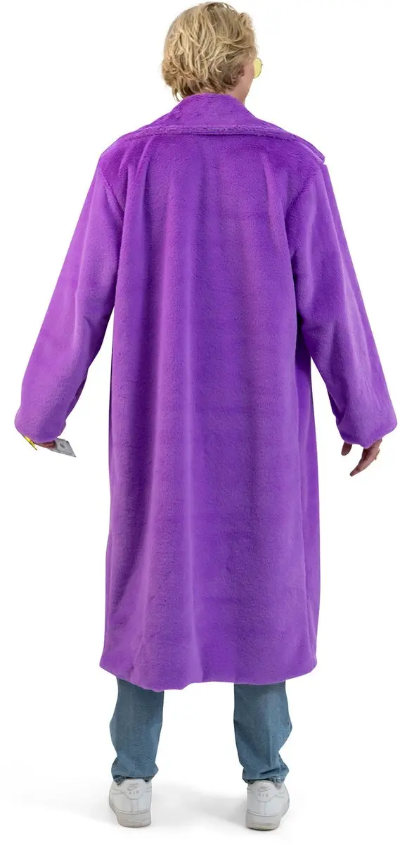 Espa Paarse Fluffy Lange Bontjas - XL/XXL