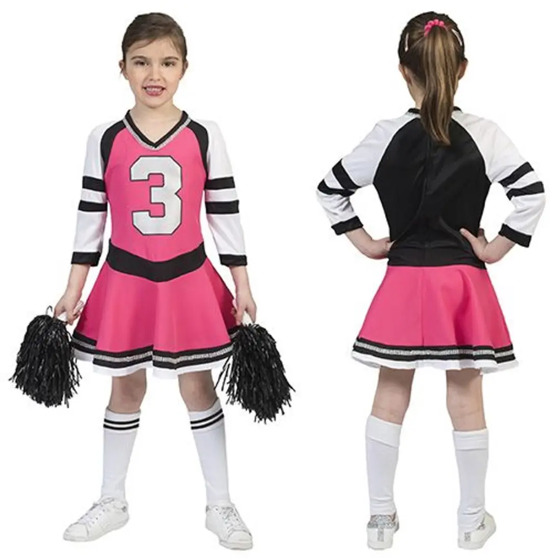 Espa Roze Cheerleader Kostuum - Maat 140