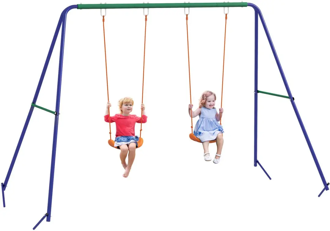 Outsunny Kinderschommel Metaal 269x160x180cm