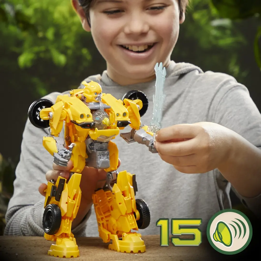 Transformers Rise of the Beasts Beast Mode Bumblebee Actiefiguur F40555L1 - Geel