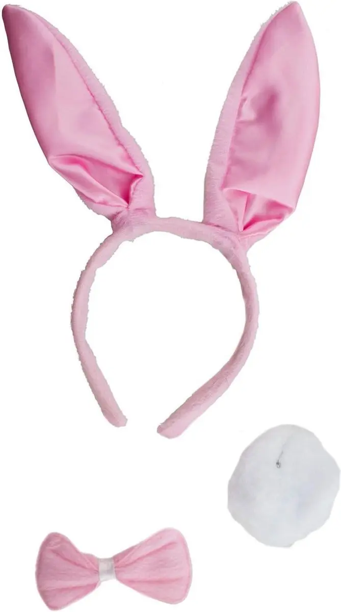 Bunny set roze