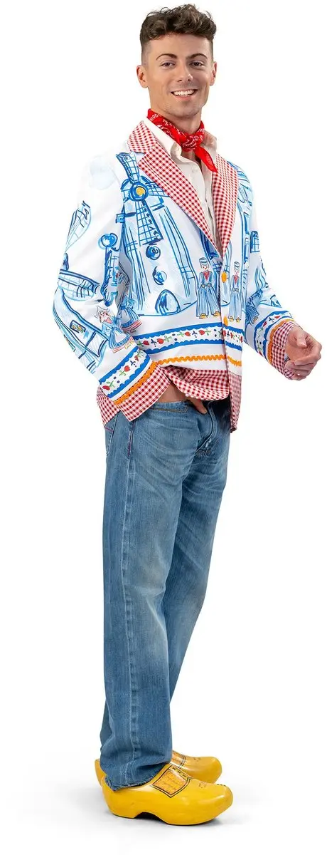 Espa Volendamse Jas Delfts Blauw Heren - L/XL