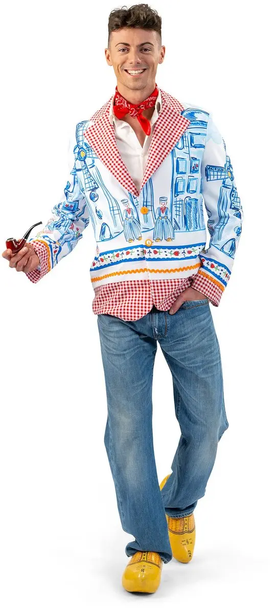 Espa Volendamse Jas Delfts Blauw Heren - L/XL