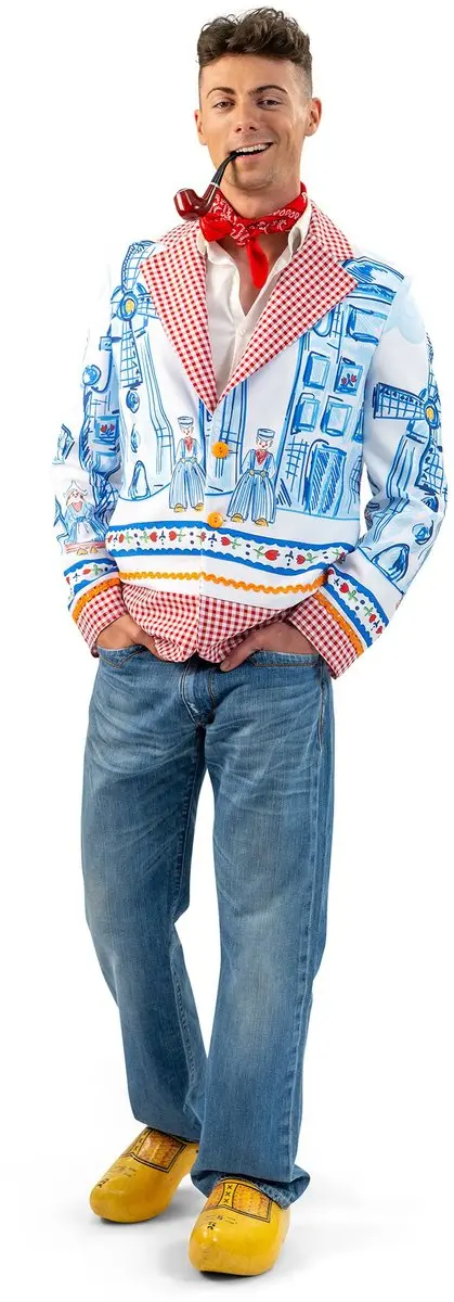 Espa Volendamse Jas Delfts Blauw Heren