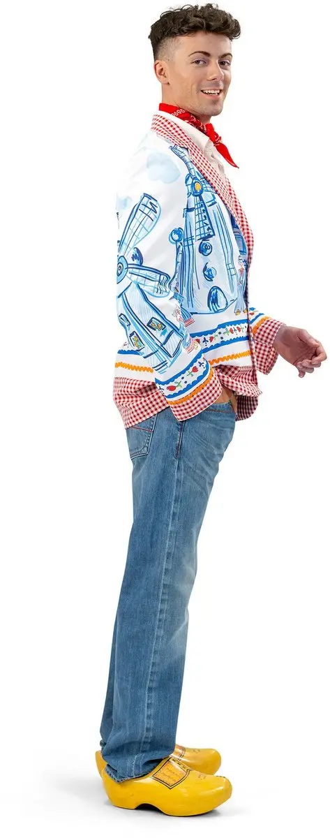 Espa Volendamse Jas Delfts Blauw Heren - L/XL