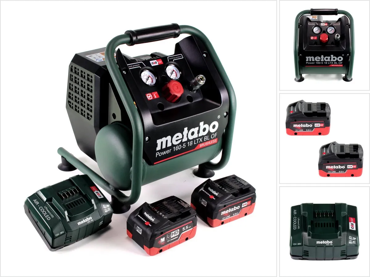 Metabo Power 160-5 18 LTX BL OF Accucompressor 18V