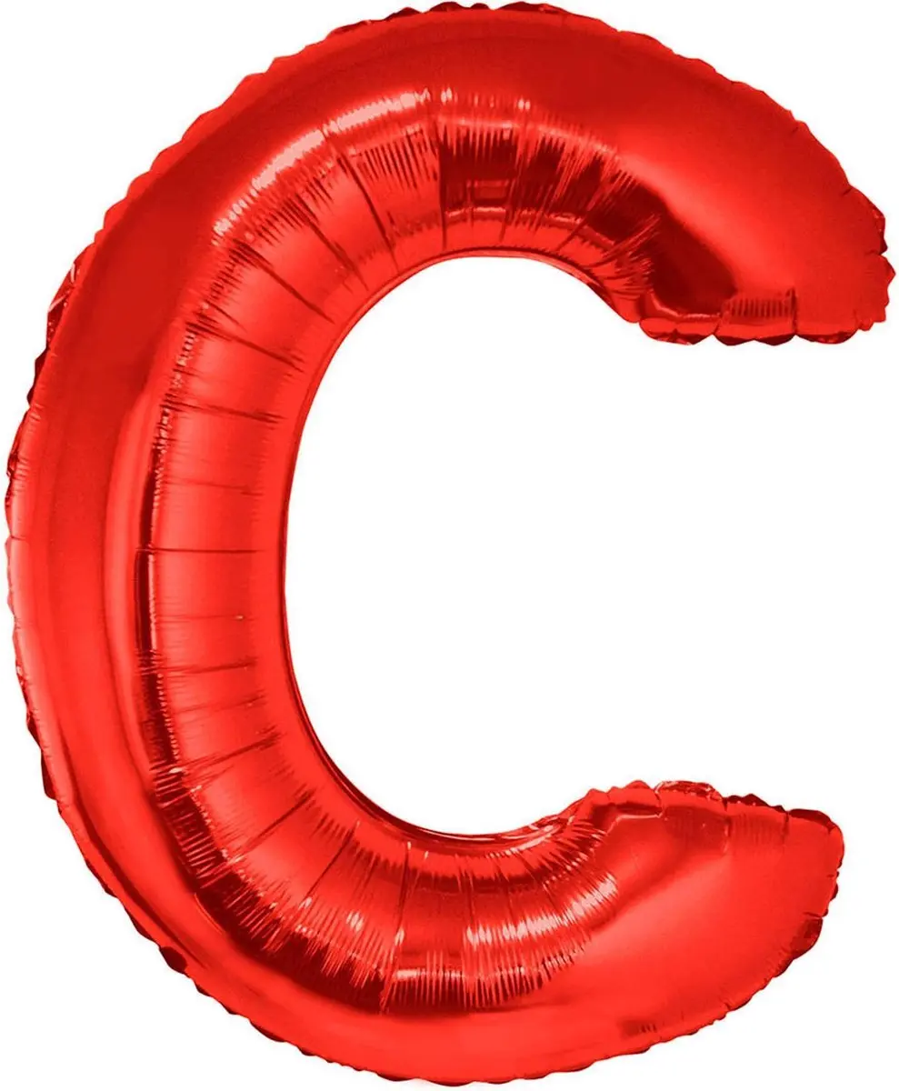 ESPA Rode Aluminium Letter Ballon - afbeelding 6 van 6