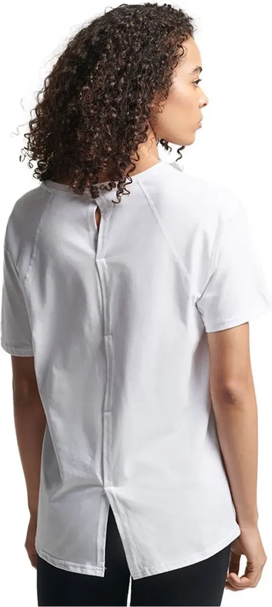 Superdry Run SS Sportshirt Vrouwen - S - Wit