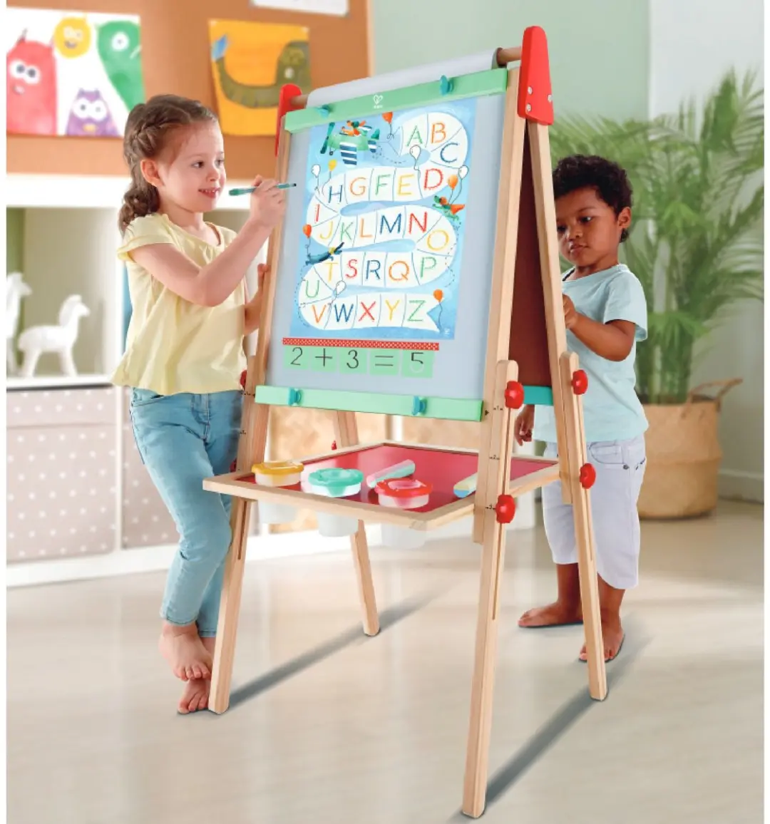 Hape Alles-in-1 Ezel - Veelkleurig
