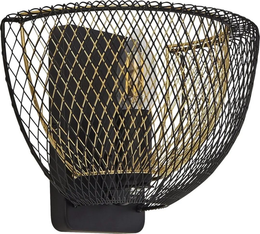 Searchlight Draad Wandlampje Honeycomb 6842BGO