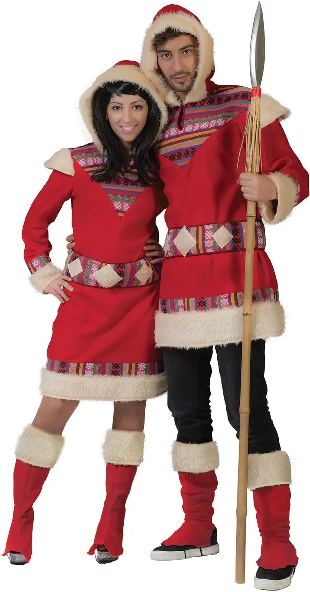 Espa Eskimo Nana Carnavaljurk - XXL/XXXL - Rood