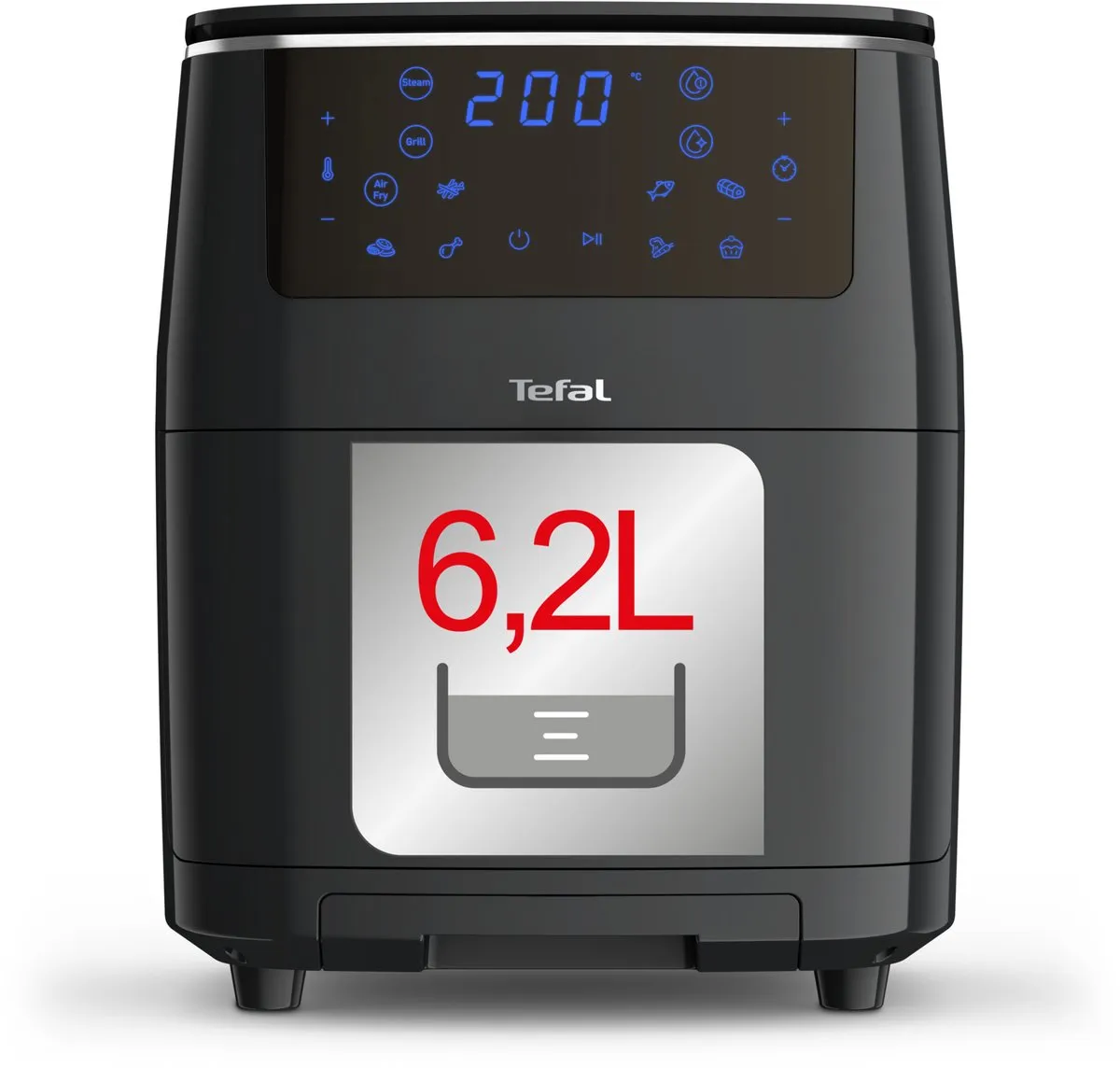 Tefal Easy Fry Grill & Steam FW2018 Airfryer 1700W - 6,5L - Zwart