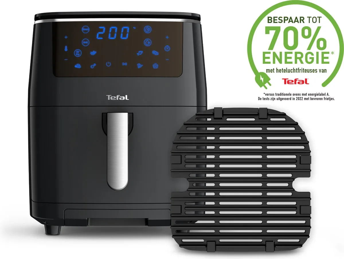 Tefal Easy Fry Grill & Steam FW2018 Airfryer 1700W - 6,5L - Zwart